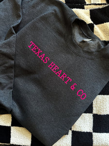 Texas Heart & Co. Logo Sweatshirt.